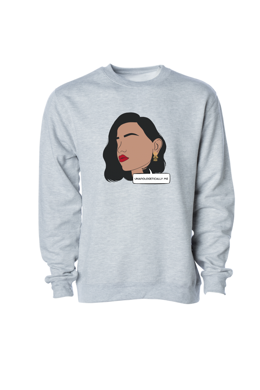 the "unapologetically me" sweatshirt